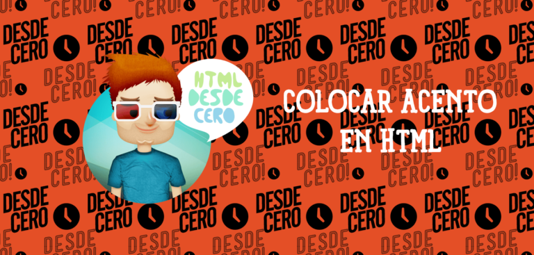 Cómo Colocar Acento en HTML