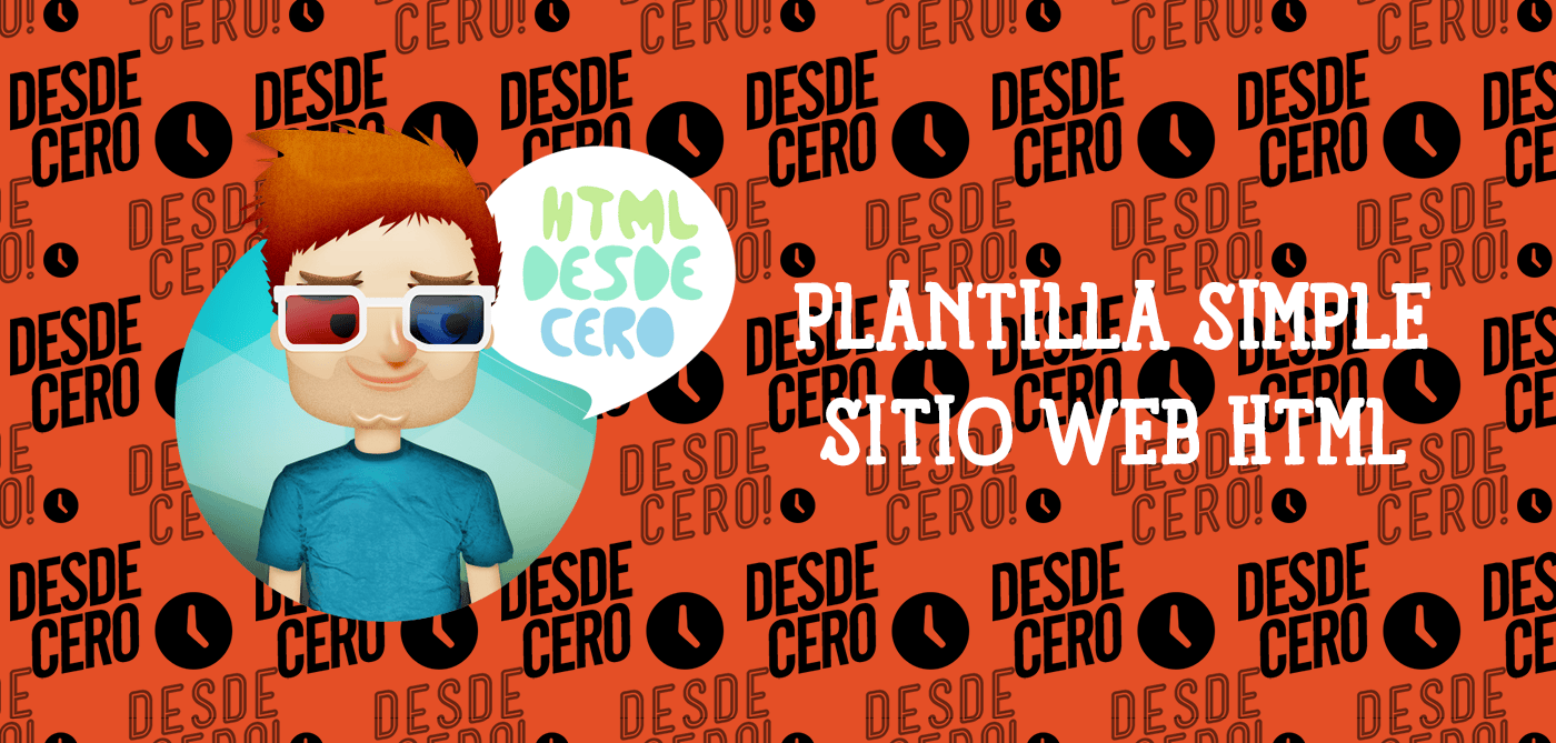 Plantilla de Sitio Web Simple en HTML