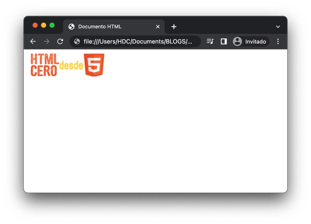 Ejemplo de uso de etiqueta IMG