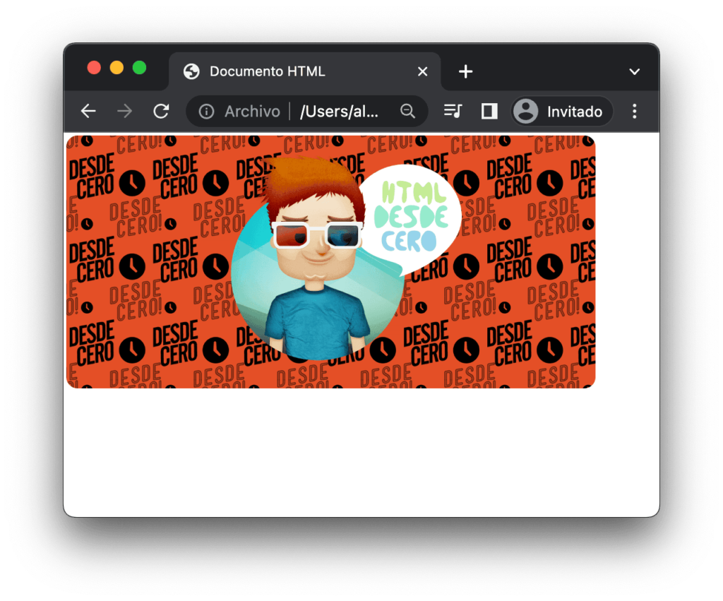 Redondear imagen en etiqueta img