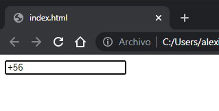 Ejemplo de Type Tel en HTML