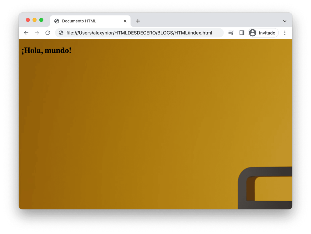Insertar imagen como fondo en HTML