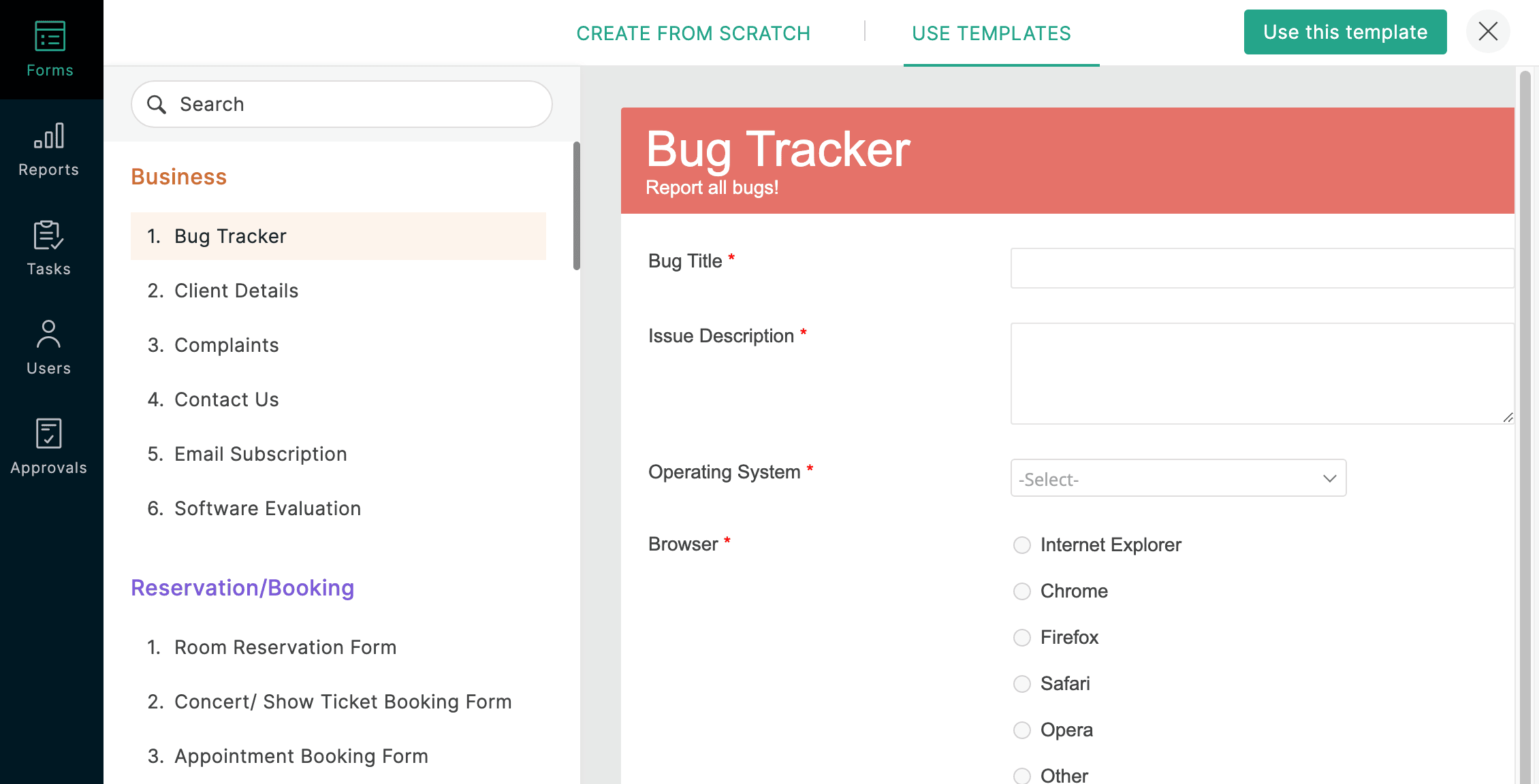 Formulario HTML con Zoho Forms