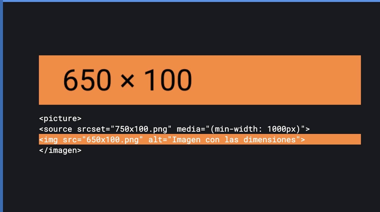 Dimensión 650 100 imagen