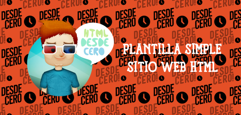 Plantilla de Sitio Web Simple en HTML